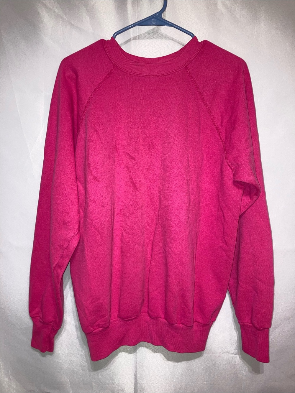 Hanes Women's Crewneck Sweatshirt - Hot Pink